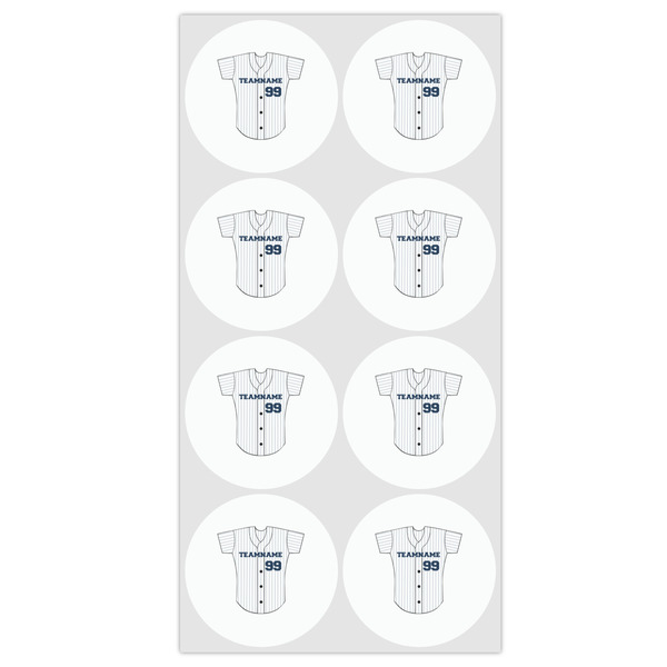 Baseball Jersey Drink Topper - Medium - Set of 12