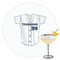 Baseball Jersey Drink Topper - XLarge - Single with Drink