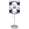 Baseball Jersey Drum Lampshade with base included