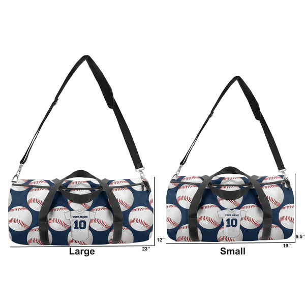 Baseball Jersey Duffle Bag Small and Large