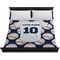 Baseball Jersey Duvet Cover - King - On Bed - No Prop