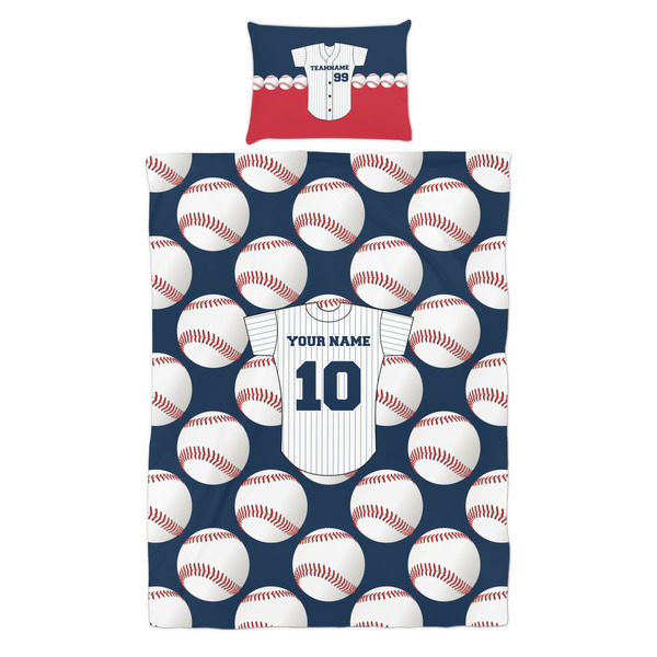 Baseball Jersey Duvet Cover Set - Twin - Alt Approval