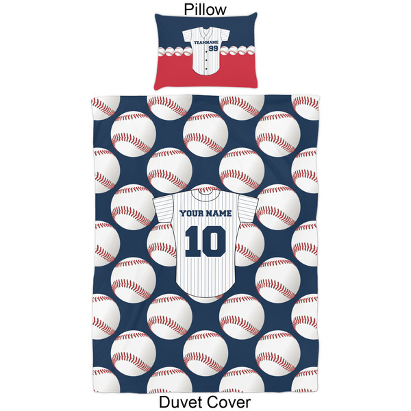 Baseball Jersey Duvet Cover Set - Twin - Approval