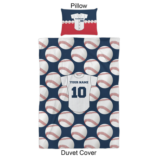 Baseball Jersey Duvet Cover Set - Twin XL - Approval