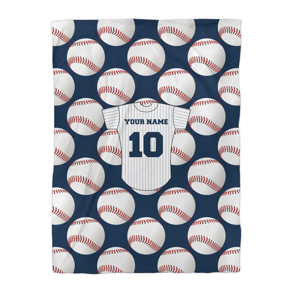 Baseball Jersey Duvet Cover - Twin XL - Front