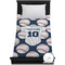 Baseball Jersey Duvet Cover - Twin XL (Personalized)