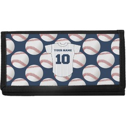 Baseball Jersey Canvas Checkbook Cover (Personalized)