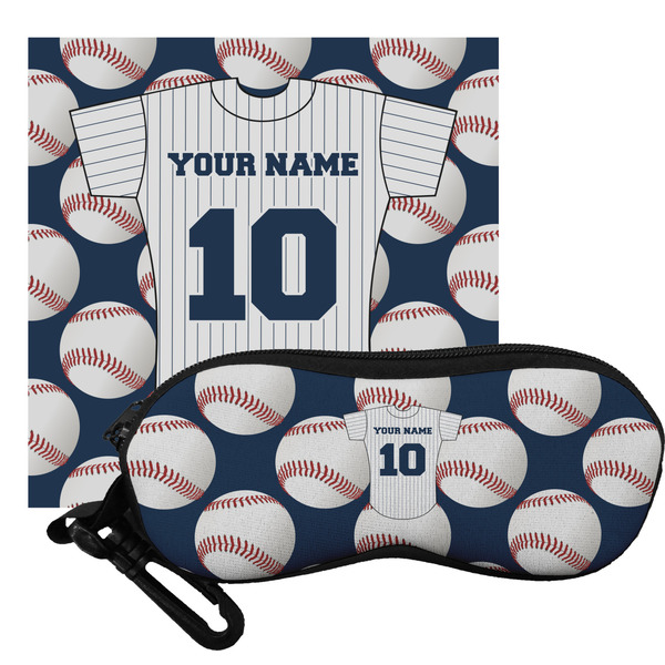 Custom Baseball Jersey Eyeglass Case & Cloth (Personalized)