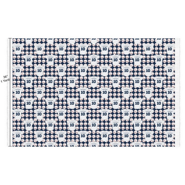 Baseball Jersey Fabric Full Yard