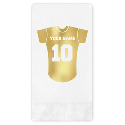 Baseball Jersey Guest Napkins - Foil Stamped (Personalized)