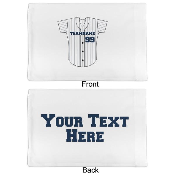 Baseball Jersey Full Pillow Case - APPROVAL (partial print)