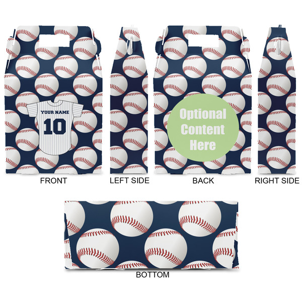 Baseball Jersey Gable Favor Box - Approval