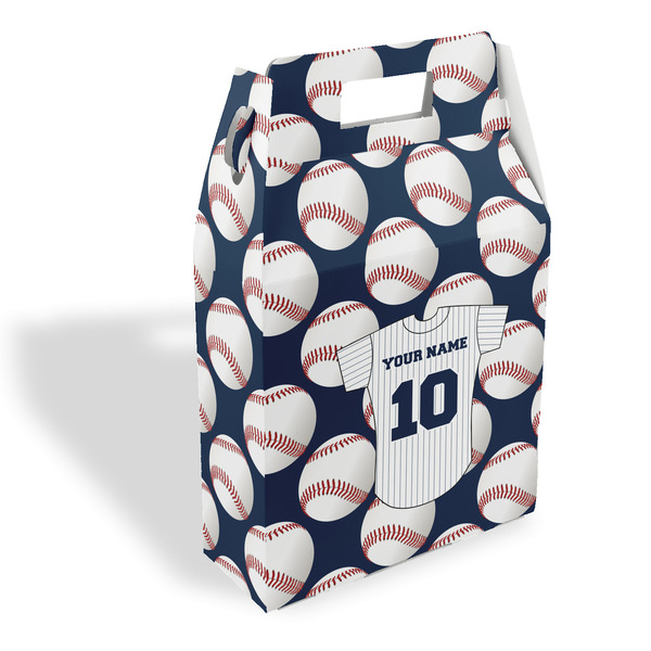 Custom Baseball Jersey Gable Favor Box (Personalized)
