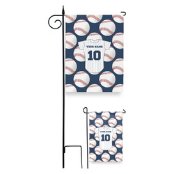 Baseball Jersey Garden Flag (Personalized)