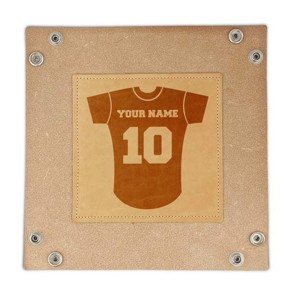 Baseball Jersey Genuine Leather Valet Trays - FRONT
