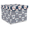 Baseball Jersey Gift Boxes with Lid - Canvas Wrapped - X-Large - Front/Main