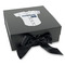 Baseball Jersey Gift Boxes with Magnetic Lid - Black - Front (angle)