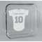 Baseball Jersey Glass Cake Dish - 8in x 8in (Personalized)