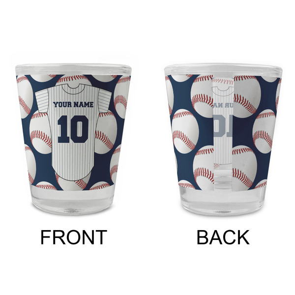 Baseball Jersey Glass Shot Glass - Standard - APPROVAL