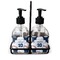 Baseball Jersey Glass Soap & Lotion Bottle Set (Personalized)