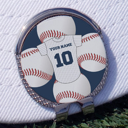 Baseball Jersey Golf Ball Marker - Hat Clip