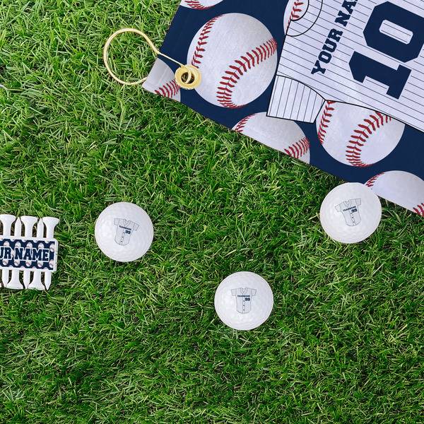Baseball Jersey Golf Balls - Generic - Set of 3 - LIFESTYLE