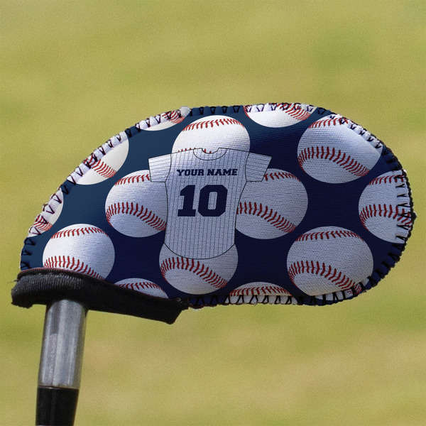 Custom Baseball Jersey Golf Club Iron Cover (Personalized)