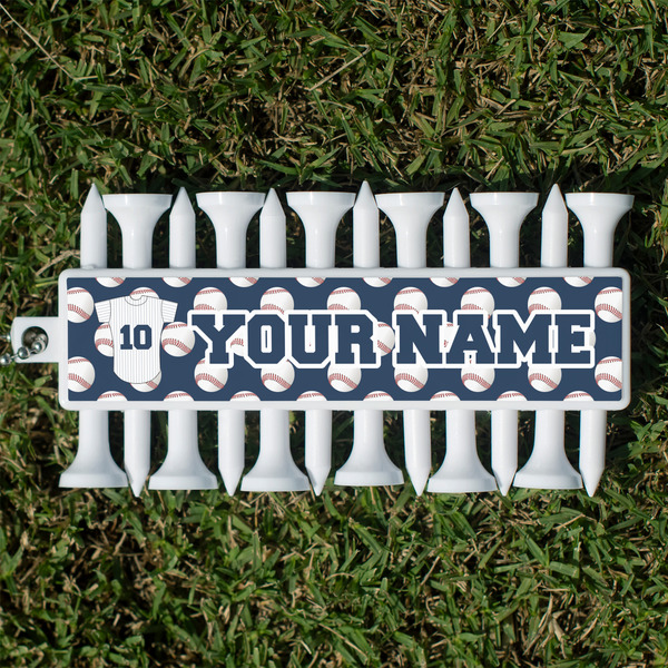 Baseball Jersey Golf Tees & Ball Markers Set - Front
