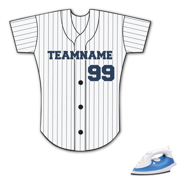Custom Baseball Jersey Graphic Iron On Transfer - Up to 9"x9" (Personalized)