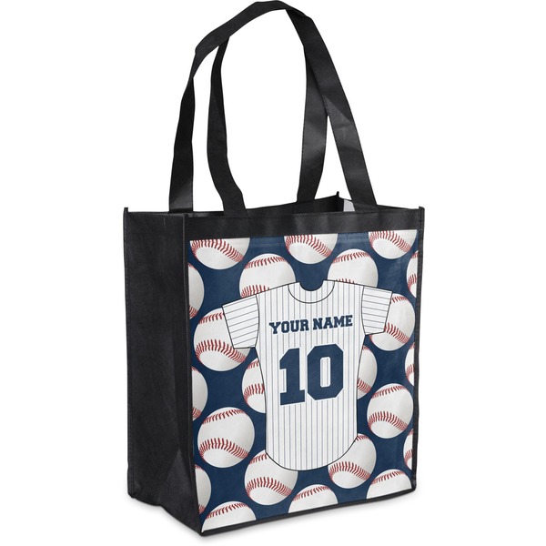 Custom Baseball Jersey Grocery Bag (Personalized)