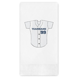 Baseball Jersey Guest Napkins - Full Color - Embossed Edge (Personalized)