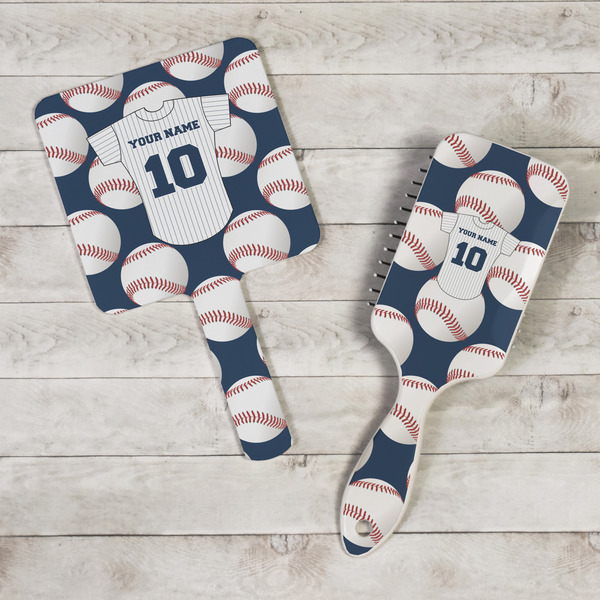 Baseball Jersey Hand Mirrors - In Context