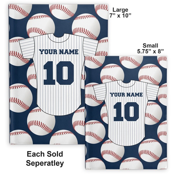 Baseball Jersey Hard Cover Journal - Compare