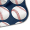 Baseball Jersey Hooded Baby Towel- Detail Corner