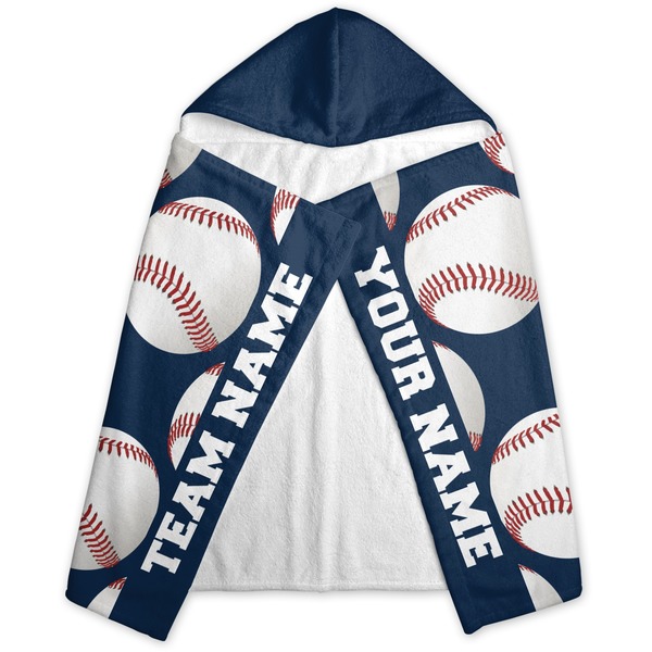 Baseball Jersey Hooded Towel - Folded