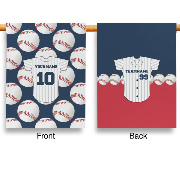 Baseball Jersey House Flags - Double Sided - APPROVAL