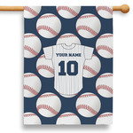 Baseball Jersey 28" House Flag - Double Sided (Personalized)