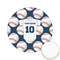 Baseball Jersey Printed Cookie Topper - 2.15" (Personalized)
