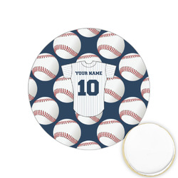 Baseball Jersey Printed Cookie Topper - 1.25" (Personalized)