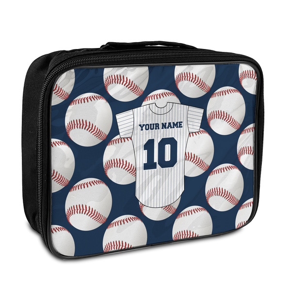 Custom Baseball Jersey Insulated Lunch Bag (Personalized)