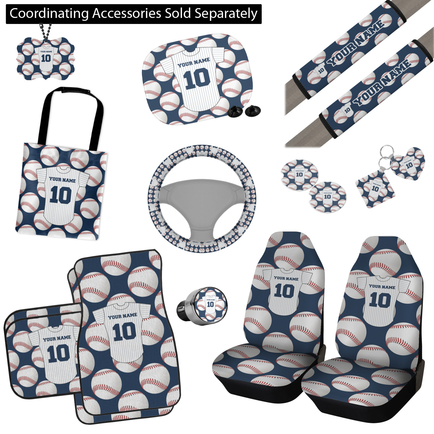 Custom Baseball Jersey Graphic Car Decal (Personalized) YouCustomizeIt