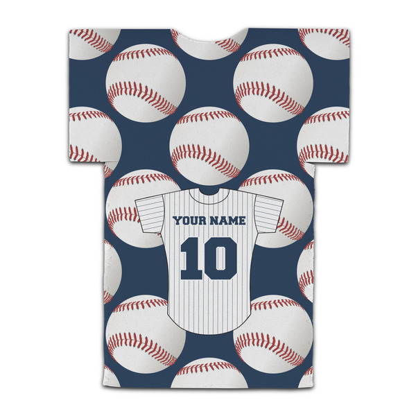 Baseball Jersey Jersey Bottle Cooler - BACK (flat)