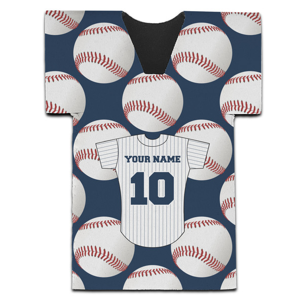 Custom Baseball Jersey Jersey Bottle Cooler (Personalized)