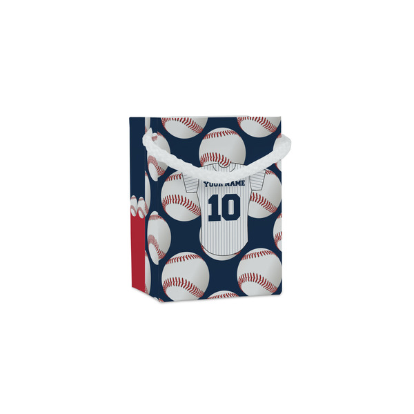 Custom Baseball Jersey Jewelry Gift Bags - Gloss (Personalized)
