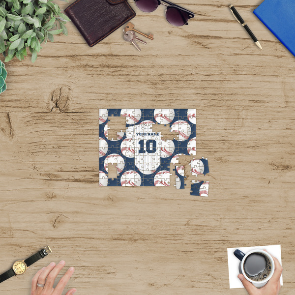 Baseball Jersey Jigsaw Puzzle 110 Piece - In Context