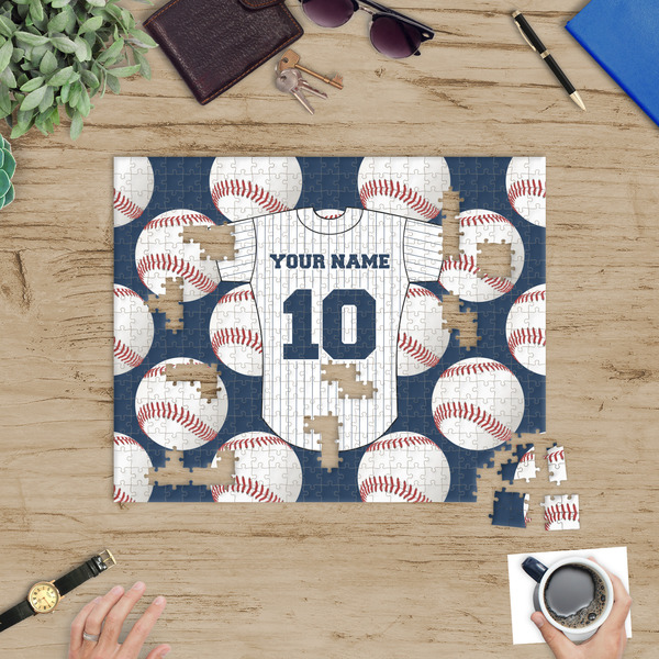 Baseball Jersey Jigsaw Puzzle 500 Piece - In Context