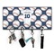 Baseball Jersey Key Hanger w/ 4 Hooks & Keys