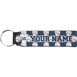 Baseball Jersey Neoprene Keychain Fob (Personalized)