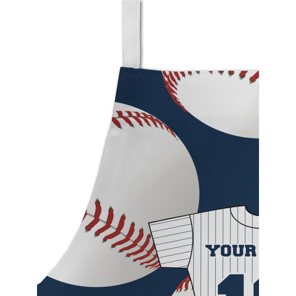 Baseball Jersey Kid's Aprons - Detail