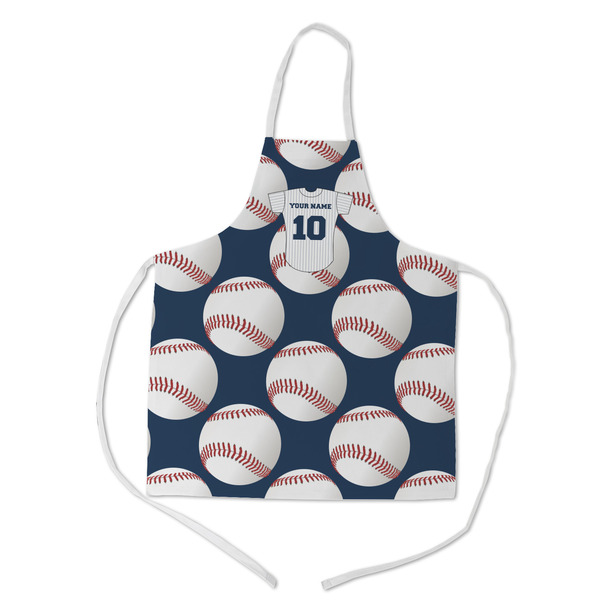 Custom Baseball Jersey Kid's Apron - Medium (Personalized)